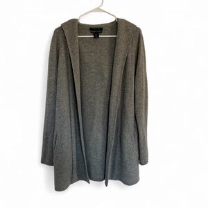 Gray Hooded Women's Sweater